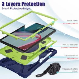 For Lenovo Tab P11 Pro Gen 2 TB-132FU M8 4rd Gen TB-300FU M9 TB-310FU Case Kids Safe Armour Stand Cover