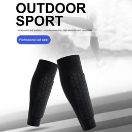 Outdoor Sports Soccer Shin Guard Pads Honeycomb Running Leg Calf Protective Gear for Effective Working-out Accessories