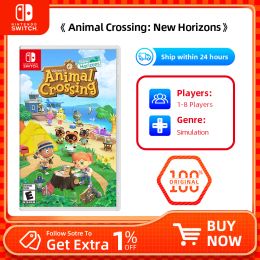 Nintendo Switch- Animal Crossing New Horizons - Games Cartridge Physical Card Adventure for Switch OLED