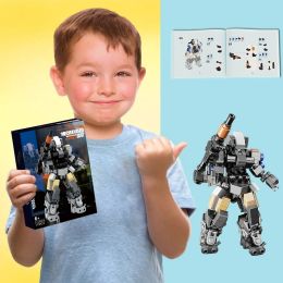 Moc Mechanized Nautical Suits Mech Building Block Toy Set 173 Pieces High Tech Battle Robot Model Brick Assembly Child Gifts
