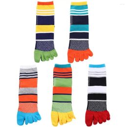 Men's Socks Comfortable Fashion Thick Sport Trendy Split-toed Man Middle Tube Hosiery Cotton Five Finger