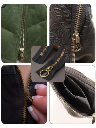25cm/30cm4#metal zipper ring zipper slider closure zipper for sewing bag wallet clothing accessories 2pcs