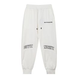 Men's and women's sweatpants overalls sweat Harlan foldable stretch pants jogging elastic pants designer#018