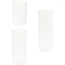 Candle Holders Transparent Cup Desktop Empty Tealight Small Stand Creative Container