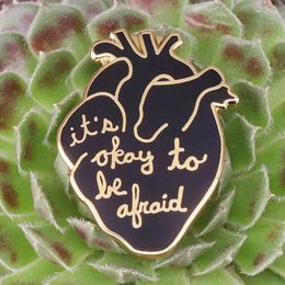 Brooches Anatomical Heart Brooch Enamel Pin Badge Romantic Gift For Her