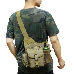 Bags Molle Shoulder Bag Sling Backpack EDC Tactical Shoulder Bag Army Molle Chest Pack Waterproof Outdoor Camping Trekking Backpack