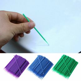 100pcs/set Car Paint Applicator Stick Paint Brushes Paint Touch-up Disposable Dentistry Pen Car Applicator Stick