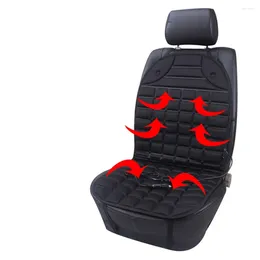 Car Seat Covers 12V Heated Cushion Cover Heating Heater Warmer Cold Season Support Chair For Any Styling