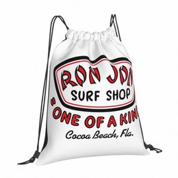 1994 R J Surf Shop Sz Comic-Themed Drawstring Backpacks Great Comic Book Fans School Cam Activities Canvas b5Sq#