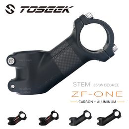 Toseek Carbon Mtb Power 318mm Bicycle Handlebar Stem 10172535 Degree Bike Table Ultralight Road Part 240325