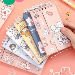 Portable Word Notebook Coil Pocket Notepad Cute Fresh Thickened 80 Page Book F7P5