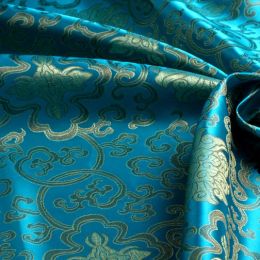 Jacquard Fabric for Sewing Kimono Cheongsam and Bag Hot Sale Vintage Fabric Chinese Style Brocade Satin Aramid Fabric Woven Weft