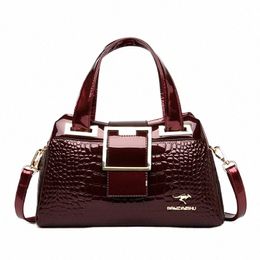 2022 New Fi Alligator Women Handbags European Patent Leather Ladies Shoulder Bags Female Girl Brand Luxury Crossbody Bag d5BY#