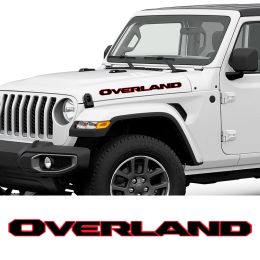 Pickup Engine Hood Decal For Jeep Gladiator Overland Truck Sticker Graphic Vinyl Letters Decor Cover Auto Tuning Accessories