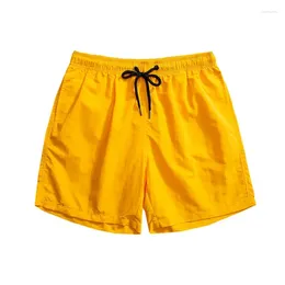 Men's Shorts 2024 Summer Casual Japanese Pure Color Simple Personality Versatile Unisex Couples Beachwear Cropped