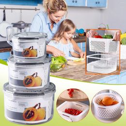 Storage Bottles Fruit Vegetable Containers For Fridge Draining Fresh Produce Savers Snack Toddlers
