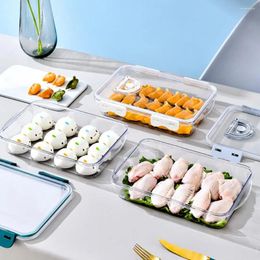 Storage Bottles Bacon Container With Sealing Lid Premium Food Organizer Durable Dumpling Box Timer For Refrigerator