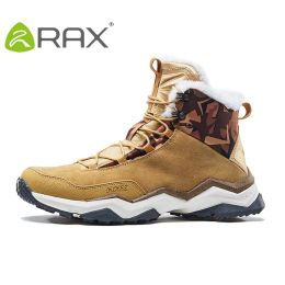 Boots Rax Mens Winter Hiking Boots Mountain Breathable Hiking Shoes Fleece Walking Boots Snowproof Hiking Boots Outdoor Trekking Shoes