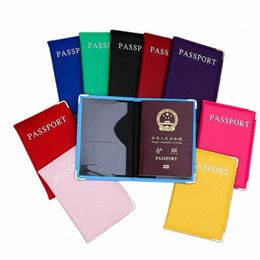 travel Passport Cover Women Pu Leather Cute Pink Holder Passport Lovely Girl Passport Case Travel Covers for Passports 62GO#