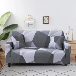 Chair Covers Stretch Plaid Sofa Slipcovers Fitted Furniture Protector Printed Cover Stylish Fabric Couch 1/2/3/4-seater