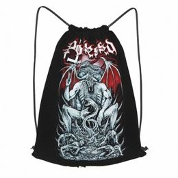 possed - Winged Devil Drawstring Backpack Newest Beach Bag 3d Printing Clothes Backpacks Sports Bag S0vc#