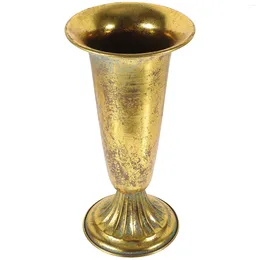 Vases Metal Urn Planter Elegant Wedding Centrepieces Vase Vintage Iron Flower Holder