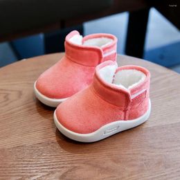 Boots Baby Winter Shoes Toddler Infant Kid Boys Girls Cute Solid Warm Short Cotton Kids Botas