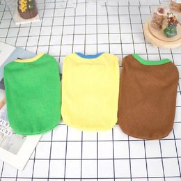 Dog Apparel Small Vest Puppy Coat Spring Summer Clothes T-shirt Yorkshire Chihuahua Pomeranian Poodle Bichon Pet Clothing Outfits