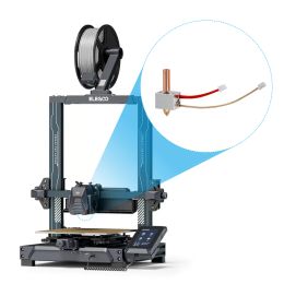 3D Printer Hotend Kit For Elegoo Neptune 4 Heatbreak/ Heater Block/ Heating Cartridge/ Thermistor For Neptune4 Extruder Parts