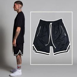 Mens Casual Shorts Summer Running Fitness Fast-drying Trend Short Pants Loose Basketball Training Pants 240323