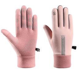 Outdoor Sports Bow Mitten Warm Waterproof Windproof Cycling Gloves Full Finger Gloves Anti-skid Mittens Protective Mittens
