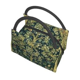 Tree Of Life By William Morris Thermal Insulated Lunch Bag Women Floral Textile Pattern Portable Lunch Container Meal Food Box