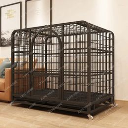 Cat Carriers Dog Crate Medium Large Indoor With Toilet Border Collie Small Pet Cage Labrador Golden Retriever