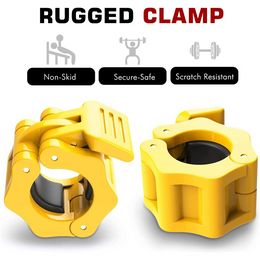 25/28/30mm Barbell Clamp Collars Quick Release Pair of Locking Professional Weight Barbell Collar Clip for Weightlifting Workout