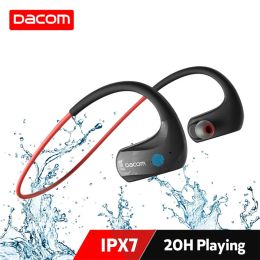 Headphones Dacom Athlete Bluetooth 5.3 Earphones Wireless Sports Headphones IPX7 Waterproof 20H Playtime AAC inear Headsets Noise Cancel