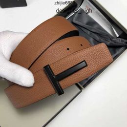 Toms Fords TF Luxury Leather Clothing Quality Designers Men Womens Genuine Buckle t Belts Fashion Belt Accessories High Waistband with Box Dustbag GVOZ