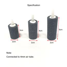 1pc Cylindrical Aquarium Air Bubble Stone Aerator for Aquarium Fish Tank Accessories Pump Hydroponic Oxygen Plate Mini Air Pump