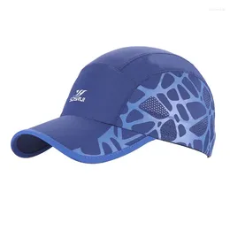 Ball Caps Men's Women's Summer Baseball Quickly Dry Thin Light Weight Visor Hats Breathable 2024 Print Design