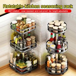 Kitchen Storage Brand Rotatable Seasoning Rack