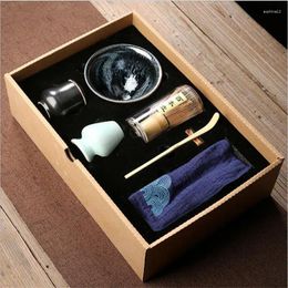 Teaware Sets Tea Basket Stand Matcha Stirring Brush Japanese Ceremony Wipe Set Combination Spoon Placer