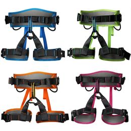 Outdoor Harness Seat Sitting Bust Waist Belt Equipment Surgeon Arborist Rock Climbing 4 Colours 240320