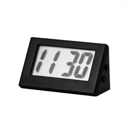 Table Clocks Small Electronic Desk Automobile Digital Clock Portable Silent Desktop Mini Bedroom Home