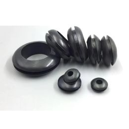 10/20pcs3-30mm External Circlip Rubber Grommet Gasket For Protects Wire Cable And Hose Custom Part Seal Assortment Set with Case