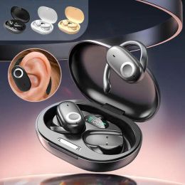 Headphones 3D Surround Sound Open OWS Bluetooth Headset Wireless Waterproof Earphones Intelligent Digital Display High Sound Quality