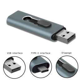 Real capacity Multifunctional OTG 3 IN 1 type-c USB Flash Drive pendrive 128GB cle usb stick 8/16/32/64 GB Pen Drive for phone