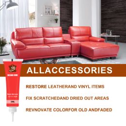 20ML Leather Scratch Repair Paste Sofa Auto Seat Complementary Repair Cream Kit Colourful Refurbishing Scratch Cracks Paint Care