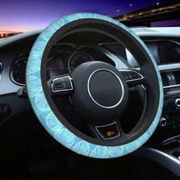 Steering Wheel Covers Seashells Pattern Car Starfish Ocean Beach Protective Cover Steering-Wheel Accessories