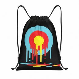 custom Wee Target Drawstring Bags Men Women Lightweight Archery Archer Darts Shoot Sports Gym Storage Backpack n8s1#