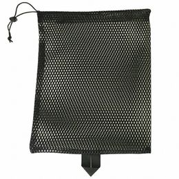 drawstring Mesh Storage Bag Travel Bag Multi Purpose Mesh Travel Pouch Breathable Hangable for Swimming Diving Snorkelling y7Go#