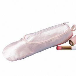 persalized Ballet Dance Shoe Slipper Makeup Bag Ballerina Satin Ballet Shoe Pencil Case Ballet Girl Make-Up Cosmetic Pouch r2SG#